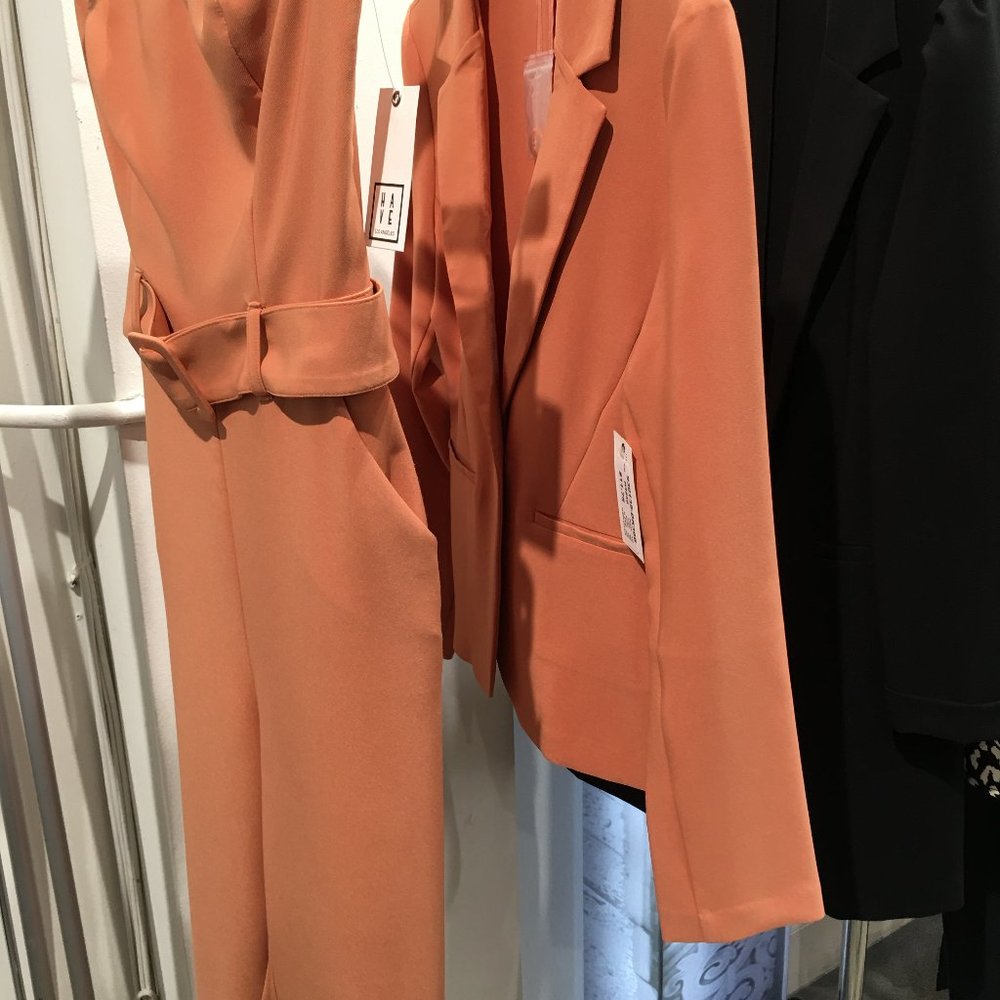 Must Have Terracotta Blazer/Pant Jumpsuit: $49